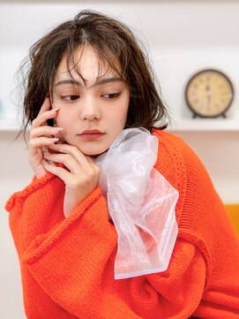 ファルベ(Farbe) ミディアムヘア/暗めカラー/グランマッシュ/デザインカラー