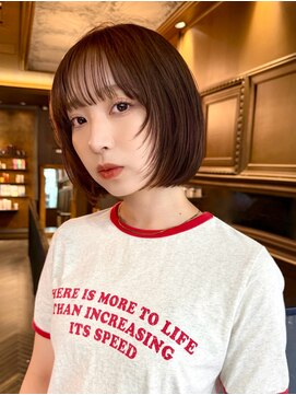 ミンクス 銀座店(MINX) 【MINX長濱】ナチュラルブラウン×人気！大人ボブ