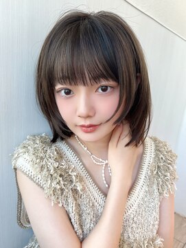 ウシワカマル ミライ(USHIWAKAMARU MIRAI) 顔周りレイヤーボブ