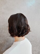 アンバール(amberl) 伸ばしかけパーマスタイル