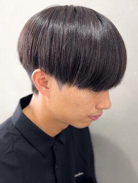エルマーク 梅田(L-MARK) マッシュヘア/黒髪/メンズカット/men's/メンズ/眉毛