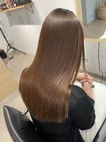 シキ 戸塚(Shiki.) 着物ヘア/大人ガーリー/ダークアッシュ/似合わせカット/戸塚