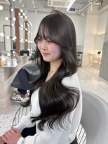 ロール 博多(Role)&nbsp;ミニウルフレイヤーカット顔周りカット前髪カット韓国ロング博多