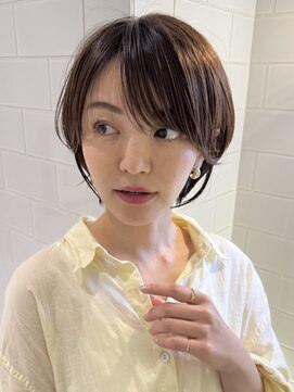 アビー(ABBEY) ショートショートボブショートヘア大人ショート耳掛けショート