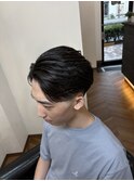 センターパート×フェード
