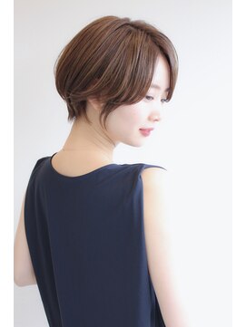 トップシェイプ(TOP SHAPE) 大人可愛いひし形ショートボブ柔らかくびれレイヤー