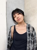 アンノウン(UNKNOWN)&nbsp;ブルーブラック×ショートウルフ