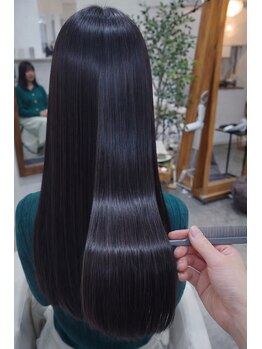 ロジ(Roji)の写真/ブリーチや縮毛矯正後も本当に違いが感じられる艶と潤いを体験できるサロン