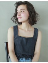 ナヌーク シブヤ(nanuk shibuya) 【nanuk】こなれた無造作ウェーブ◇地毛のようなダークブルー