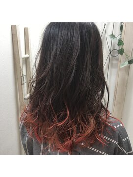 美容室 パルス 静岡鷹匠店(PALS) ピンクグラデーション