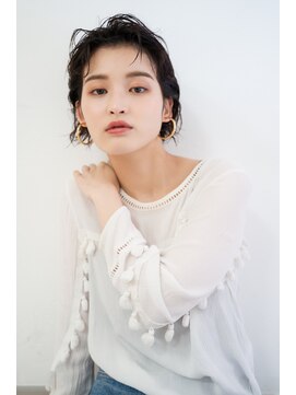 イーズ(e's) 夏ショート ジェルでカジュアルにオールバック【佐久間】