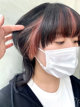 ソーコ 渋谷(SOCO) *【SUN】フラミンゴピンクマッシュウルフ