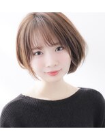 ルッカ(Rukka)&nbsp;ミディアムショート　ピンクベージュ