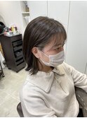 [ポイントブリーチ]石澤彩咲　イヤリングカラー×インナーカラー