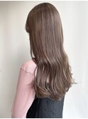 ash brown × ロング