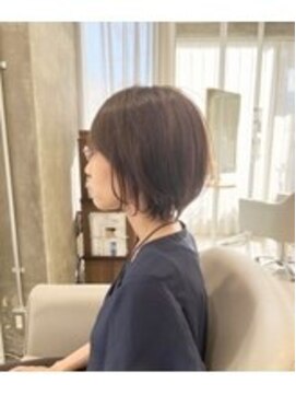 モールヘア 西中島店(MOOL hair) 大人ショートヘア/イルミナカラー/グレーベージュ/グレージュ