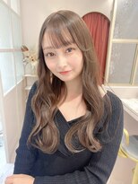 ランド 原宿表参道(LAND)&nbsp;ショコラアッシュ/ヘルシースタイル/ふんわりカール/前髪カット