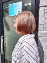 ヘアークリエイション エフ ショート前下がりボブ