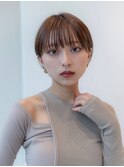 20代30代大人かわいい丸みショートイメチェン似合わせカット前髪