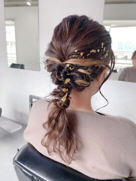 シュク 高円寺(SYUK) kanna【高円寺中野】アレンジ/お呼ばれヘア/ミディアム