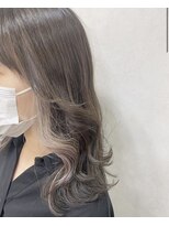 テーラヘアー 土浦店(TELA HAIR)&nbsp;イヤリングカラー×ホワイトベージュ【TELAHAIR土浦】