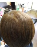 30分のリタッチカラー(根元白髪染め)