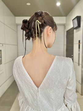 ヌープヘアーアイス(NUUP.hair ici) 20代30代ボブでもできる♪大人可愛い編み込みアレンジヘア