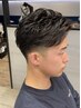 【原井俊汰】カット＋ノーマルパーマ＋3stepトリートメント 
