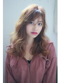 大人可愛いゆるふわロングレイヤー
