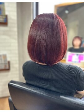 ビス リアン 川口店(Vis lien) 透明感♪髪質改善カラー内巻きショートボブ小顔艶感