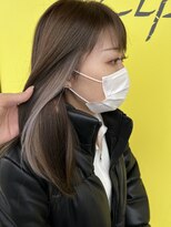 ティック 福井鯖江店(tic.)&nbsp;ブリーチ一回で作る×ホワイトインナーカラー×