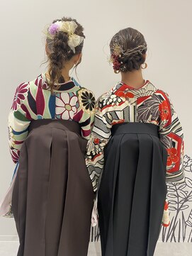 ケンジ 横浜(KENJE) 友達と一緒にペア割〇卒業式袴ヘアセット