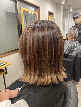 アフェクト 金沢文庫(affect) 金沢文庫/黒髪 ボブルフ ネビージュ 小顔 ワンレン