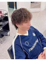 ブライト(BRIGHT)&nbsp;マッシュウルフツイストスパイラルパーマ