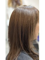 ザサロンニコヘアワーク(THE SALON ニコ.ヘアワーク)&nbsp;顔周りレイヤー・明るめナチュラルカラー