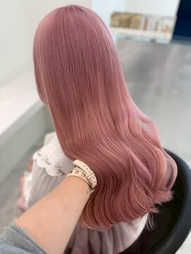 ベレーザシェルト(Beleza scelto) 13883ブリーチ&ダブルカラー韓国レイヤーラベンダーピンク