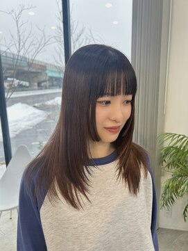 ケーオーエスピンク(K O S pink) 姫カット×顔まわりレイヤー