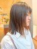 カット＋ブリーチなしダブルカラー ￥15,000