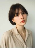 くびレイヤーエモージュグレージュカラーくびれショート/吉祥寺