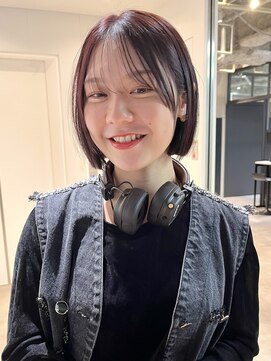 リック(lic) 【吉祥寺lic/芦田】暖色カラー/ぱつっとボブ/髪質改善縮毛今日