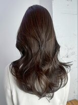 アイティーバイアルバム 北千住店(IT by ALBUM)&nbsp;韓国ヘアロング顔周りレイヤーおくれ毛グレージュ_ba556342