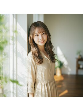 コトナ 越谷店 越谷で人気ミディアムカット×透明感カラーヘア