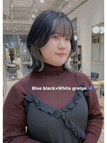 ウィットサークル(wit circle) ネイビー×ホワイトベージュのインナーデザインカラー