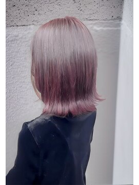 ミスグランディーヴィラス(Miss Grandee VILLAS) チェリーレッド前下がりボブ大人上品20代30代40代