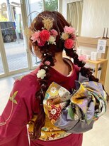 アエル 宝塚南口駅前店(aeru)&nbsp;成人式ヘアアレンジ【宝塚南口駅前駅】