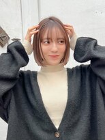 ロンドシエル 横浜(Lond ciel)&nbsp;ブリーチなしチェリーブラウン髪質改善イルミナカラー韓国/横浜