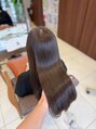 フォルテ 藤枝エピ店 柔らかく見える暗髪カラーで大人っさぽい印象に*静岡/藤枝/エピ