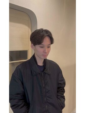 デジャヴ ヘアー アンド スペース 西千葉(dejave hair&space) センターパート20代30代40代メンズカット眉毛Men's西千葉UP