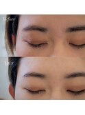 骨格似合わせ眉毛ワックス