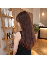 ブッシュ ユメリア徳重店(BUSH)&nbsp;30代に似合う艶ブラウン×大人レイヤーロング
